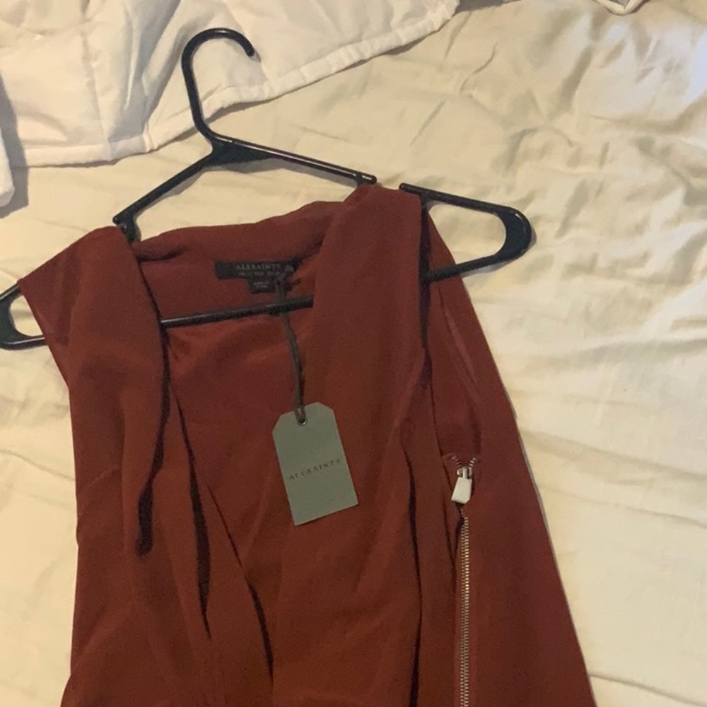 All Saints NWT Rust Red Top - Picture 7 of 8